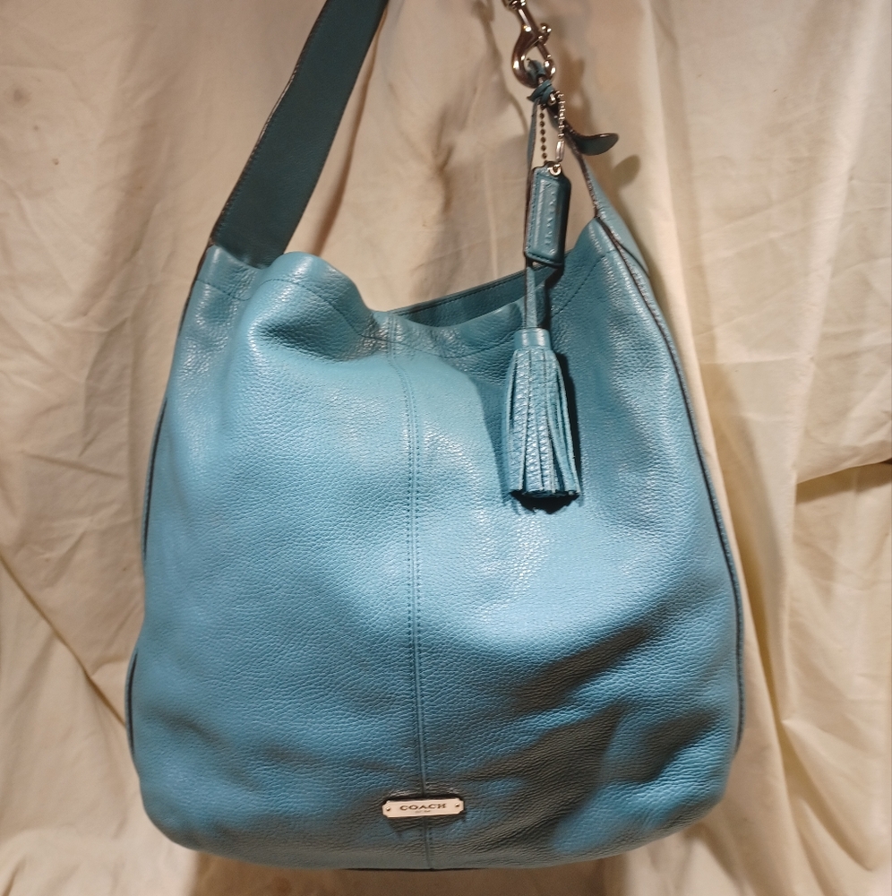 Coach Teal Avery Hobo Bag